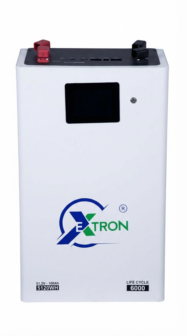 Lithium battery cabinet 5120Wh front view