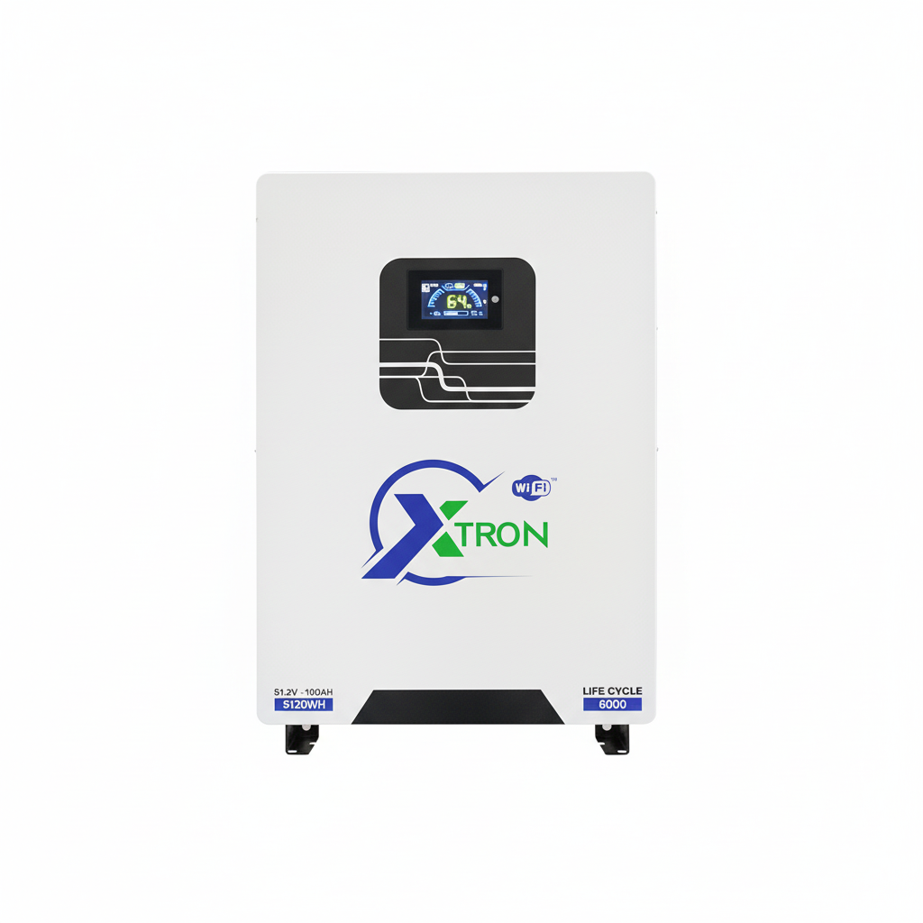 Lithium battery cabinet 5120Wh front view